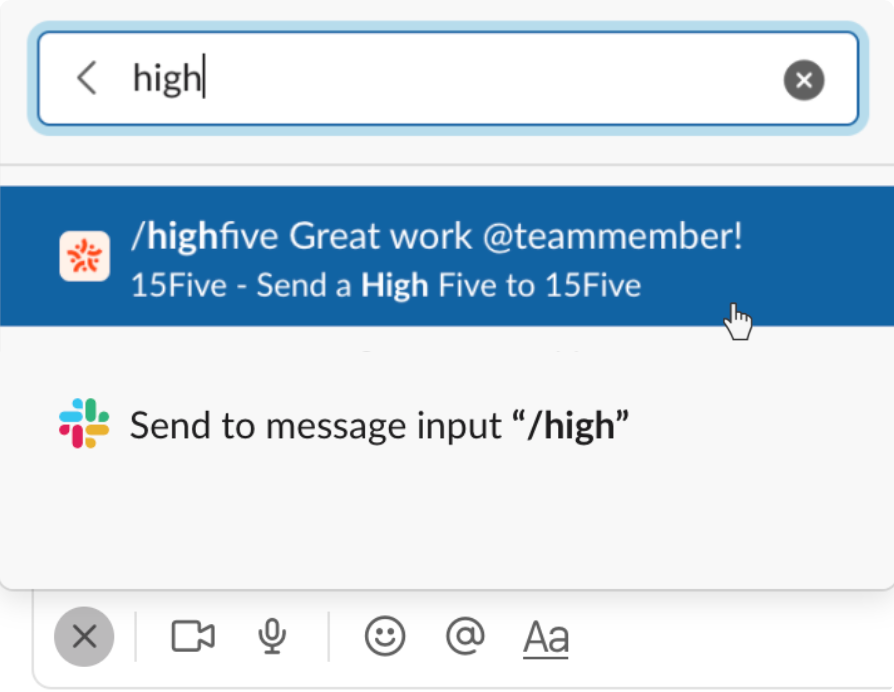 High Five  Slack App Directory